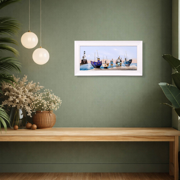 Sea Breeze (Original) by Gary Walton, original painting, in room