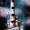 Lantern House (Original) by Gary Walton, original painting