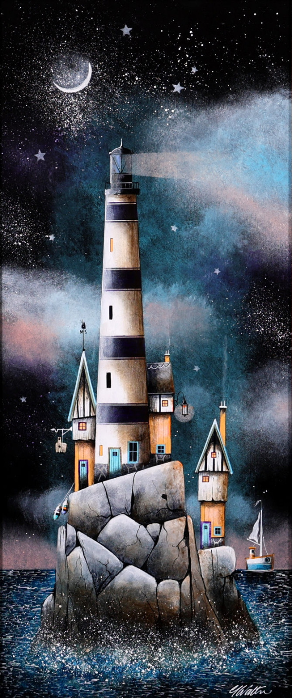Lantern House (Original) by Gary Walton, original painting
