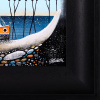 Pebble Pier (Original) by Gary Walton, original painting, detail