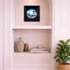 Pebble Pier (Original) by Gary Walton, original painting, in room