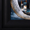 The Floating Hamlet (Original) by Gary Walton, original painting, detail