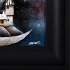 The Floating Hamlet (Original) by Gary Walton, original painting, detail
