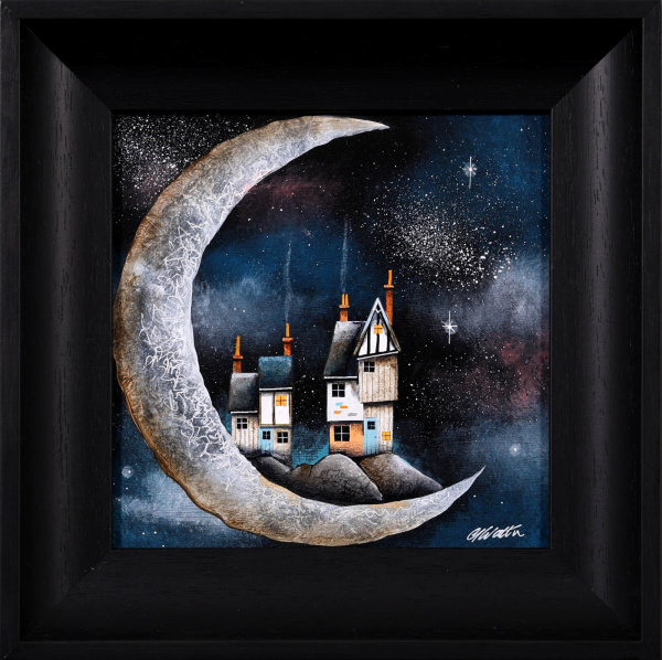The Floating Hamlet (Original) by Gary Walton, original painting