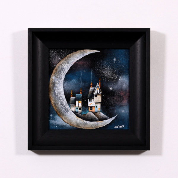 The Floating Hamlet (Original) by Gary Walton, original painting