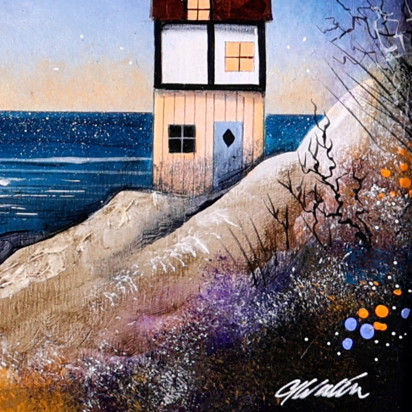 Moondrifting (Original) by Gary Walton, original painting, detail
