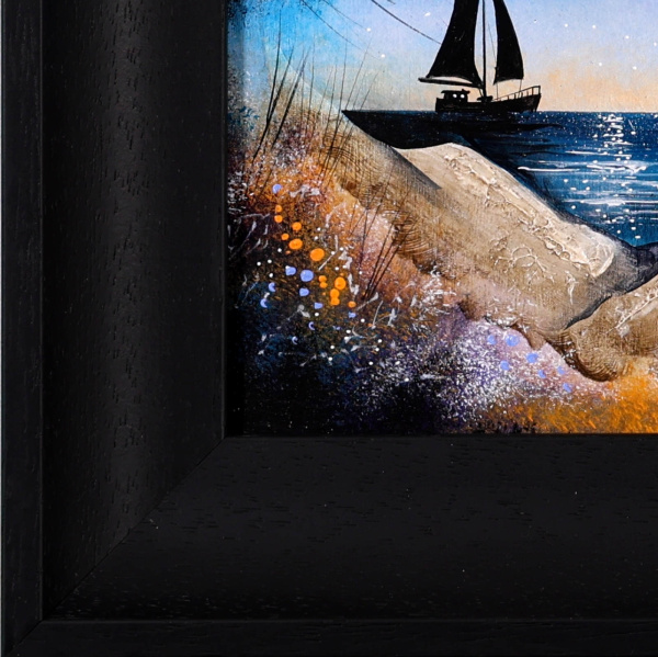 Moondrifting (Original) by Gary Walton, original painting, detail