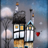 Sweetheart Cottage (Original) by Gary Walton, original painting