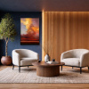 Rising Up by Rubén Calatayud (Arken), original painting, in room