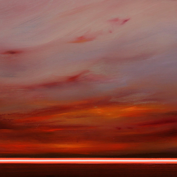 Peaceful Motion by Rubén Calatayud (Arken), original painting, detail