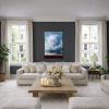 New Beginnings by Rubén Calatayud (Arken), original painting, in room