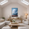 New Beginnings by Rubén Calatayud (Arken), original painting, in room