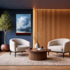 New Beginnings by Rubén Calatayud (Arken), original painting, in room