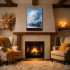 New Beginnings by Rubén Calatayud (Arken), original painting, in room