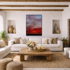 Held Calm by Rubén Calatayud (Arken), original painting, in room