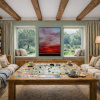 Held Calm by Rubén Calatayud (Arken), original painting, in room