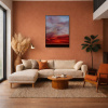 Held Calm by Rubén Calatayud (Arken), original painting, in room