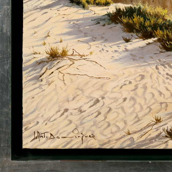 Ancantilados De Arena by Juan Antonio Domínguez, original painting, detail