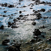 Ibiza Cala Comte by Juan Antonio Domínguez, original painting, detail