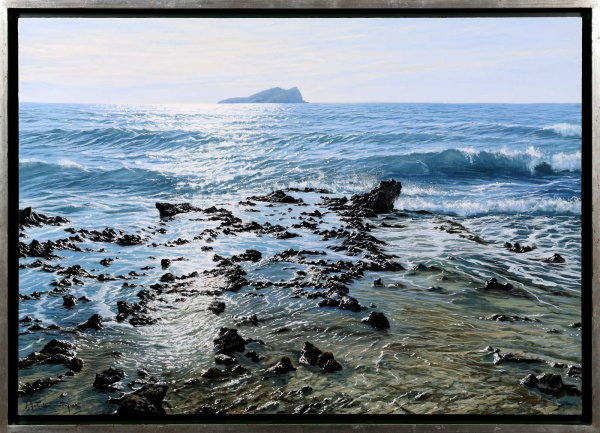 Ibiza Cala Comte by Juan Antonio Domínguez, original painting