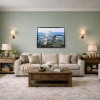 Ibiza Cala Comte by Juan Antonio Domínguez, original painting, in room