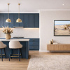 West Wittering by Juan Antonio Domínguez, original painting, in room