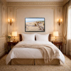 West Wittering by Juan Antonio Domínguez, original painting, in room