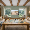 West Wittering by Juan Antonio Domínguez, original painting, in room