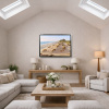 Castillo De Bamburgh, Northumberland by Juan Antonio Domínguez, original painting, in room