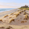 Castillo De Bamburgh, Northumberland by Juan Antonio Domínguez, original painting