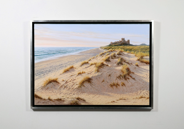 Castillo De Bamburgh, Northumberland by Juan Antonio Domínguez, original painting