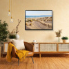 Sunset Over West Wittering by Juan Antonio Domínguez, original painting, in room