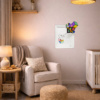 Cube Reveal III by Damilola Odusote, original painting, in room