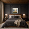 Shepperton Lakes Commission by Harry Brioche, original painting, in room