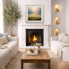 Shepperton Lakes Commission by Harry Brioche, original painting, in room