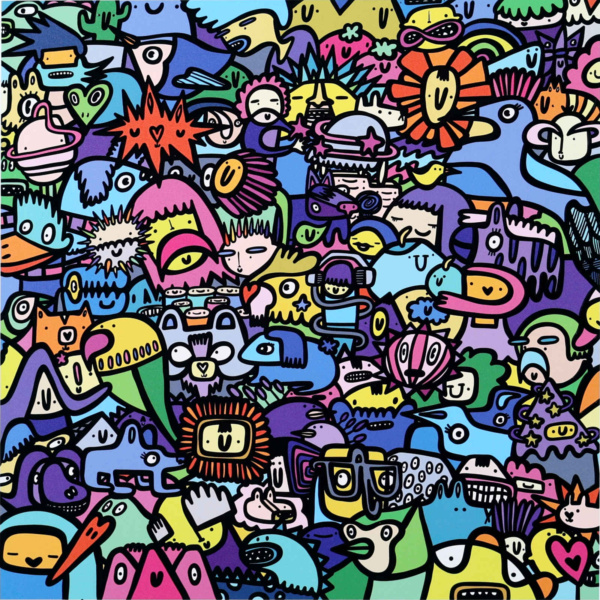 Symbiotic Citizens by Kev Munday, limited edition print