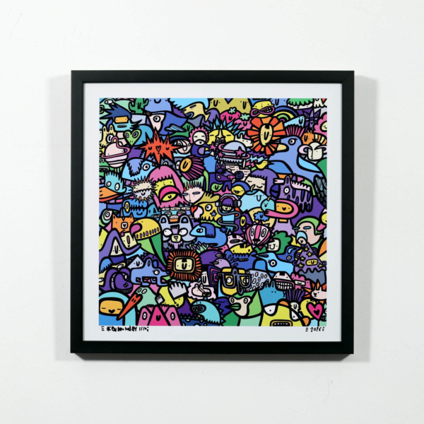 Symbiotic Citizens by Kev Munday, limited edition print