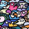 All The Birds by Kev Munday, limited edition print, detail