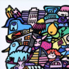 There And Back by Kev Munday, limited edition print, detail