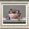 Plums & Porcelain by Zoltan Preiner, original painting