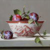 Plums & Porcelain by Zoltan Preiner, original painting