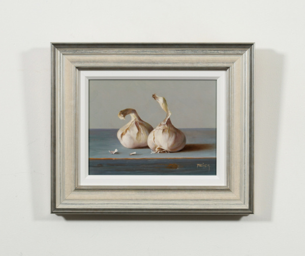 Garlic Bulbs by Zoltan Preiner, original painting