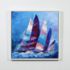 Regatta in Motion by Cortés, original painting