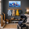 Racing The Wind by Cortés, original painting, in room