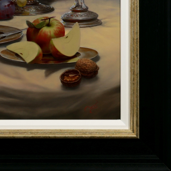 Timeless Elegance by Gyula Boros, original painting, detail