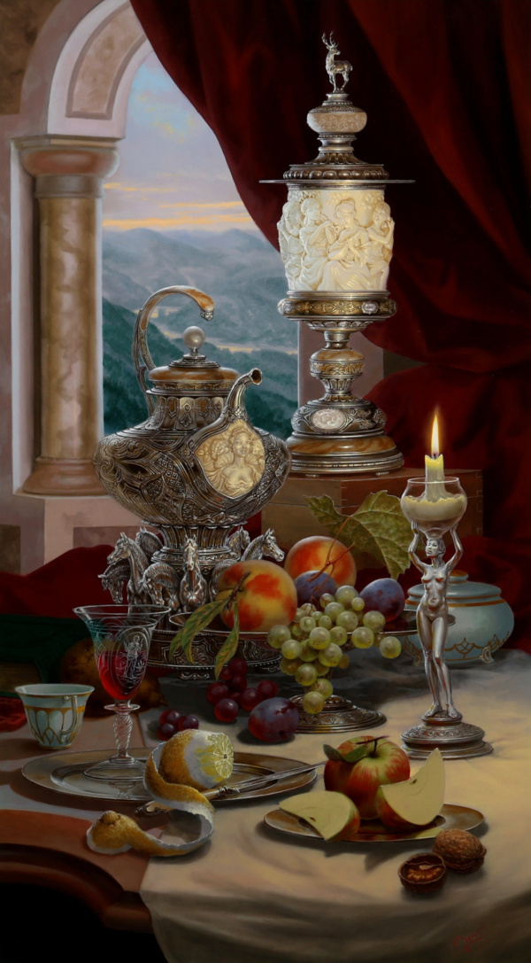 Timeless Elegance by Gyula Boros, original painting