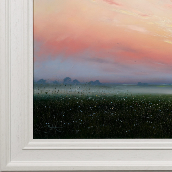 Up With The Lark by Ben Payne, original painting, detail