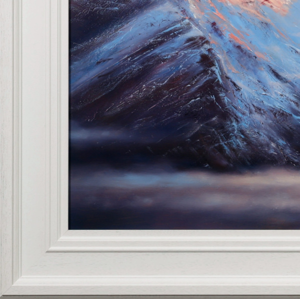 Mont Blanc by Ben Payne, original painting, detail