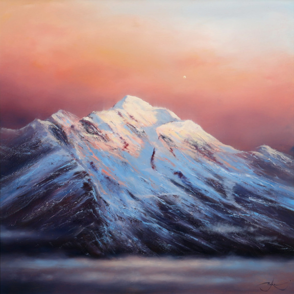 Mont Blanc by Ben Payne, original painting