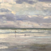 Breathing In The Morning Air by Harry Brioche, original painting, detail